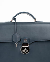 Origrand Lock Briefcase — Slate Blue