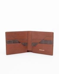 Origrand Crocodile Wallet — Dark Brown