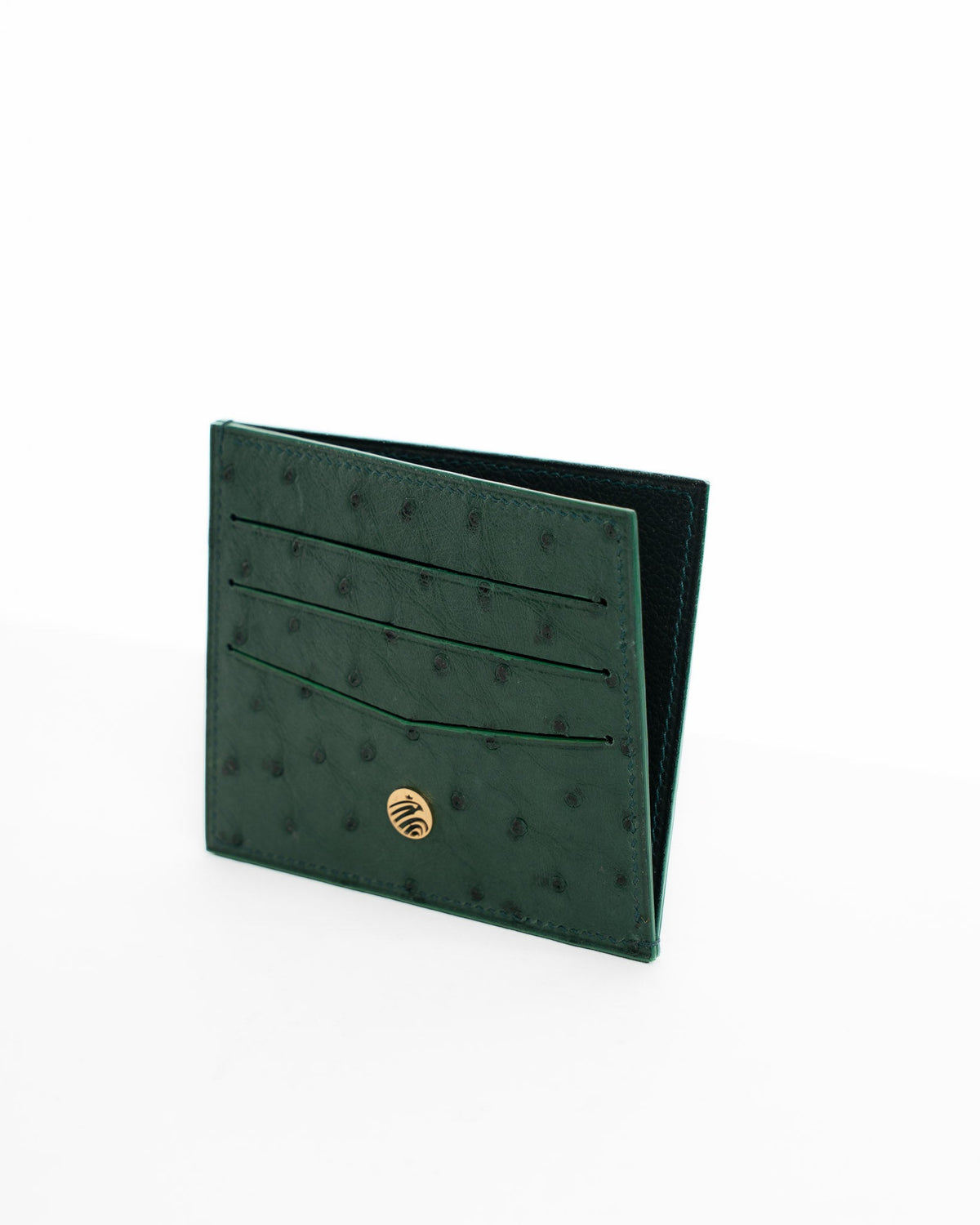 Origrand Ostrich Card Holder — Green