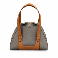 Handcrafted Leather Tote Bag — front view